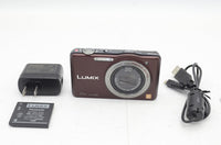 美品 Panasonic パナソニック LUMIX DMC-SZ7 コンパクトデジタルカメラ ブラウン 241115c