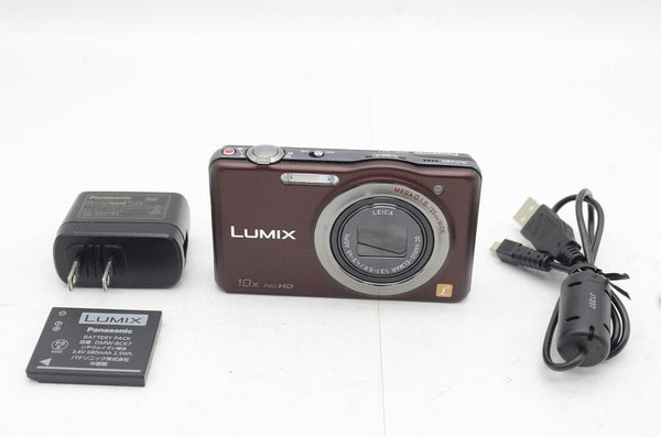 美品 Panasonic パナソニック LUMIX DMC-SZ7 コンパクトデジタルカメラ ブラウン 241115c