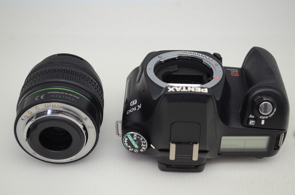 良品 PENTAX ペンタックス K100D + smc PENTAX DA 18-55mm F3.5-5.6 AL レンズキット デジタル一眼レフカメラ 251023r