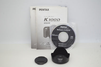 良品 PENTAX ペンタックス K100D + smc PENTAX DA 18-55mm F3.5-5.6 AL レンズキット デジタル一眼レフカメラ 251023r