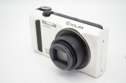 良品 CASIO カシオ EXILIM EX-ZR100 コンパクトデジタルカメラ ホワイト 元箱付 250630g