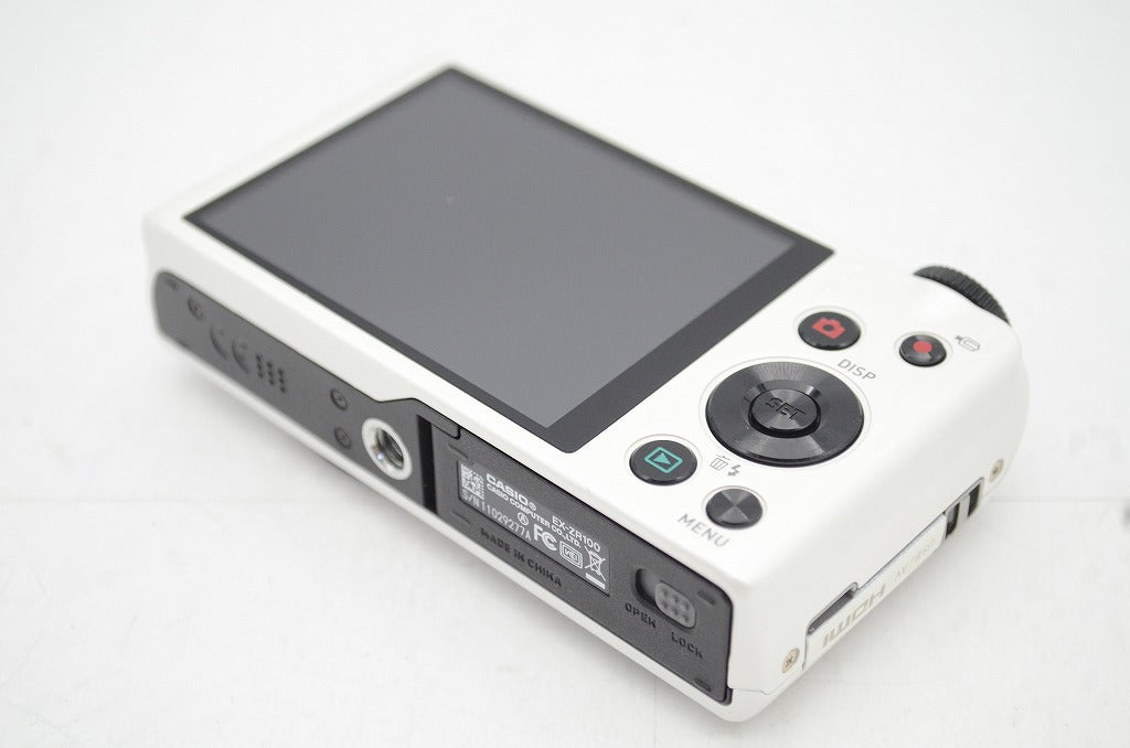 良品 CASIO カシオ EXILIM EX-ZR100 コンパクトデジタルカメラ ホワイト 元箱付 250630g