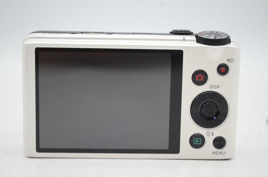 良品 CASIO カシオ EXILIM EX-ZR100 コンパクトデジタルカメラ ホワイト 元箱付 250630g