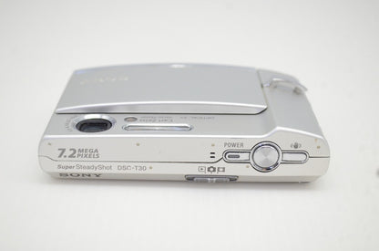 SONY ソニー DSC-T30 コンパクトデジタルカメラ シルバー 251029v