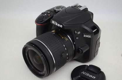 美品 Nikon ニコン D3400 ＋ AF-P DX 18-55mm VR レンズキット デジタル一眼レフカメラ 251027i