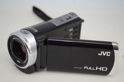 良品 JVC ケンウッド Everio GZ-HM390 デジタルビデオカメラ ブラック 元箱付 251023ad