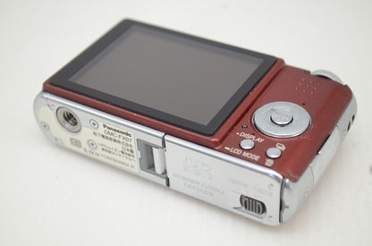 良品 Panasonic パナソニック LUMIX DMC-FX07 コンパクトデジタルカメラ レッド 元箱付 251024f