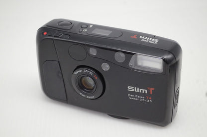 KYOCERA 京セラ Slim T (Carl Zeiss Tessar 35mm F3.5) 35mmコンパクトフィルムカメラ 251031v