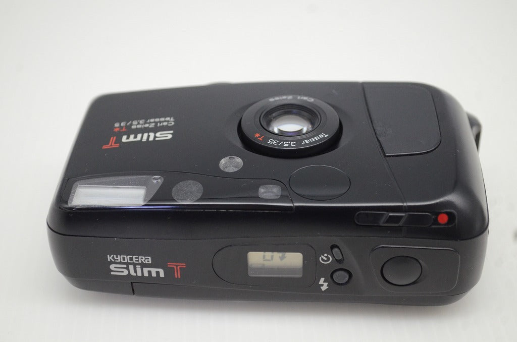 KYOCERA 京セラ Slim T (Carl Zeiss Tessar 35mm F3.5) 35mmコンパクトフィルムカメラ 251031v