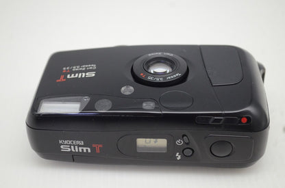 KYOCERA 京セラ Slim T (Carl Zeiss Tessar 35mm F3.5) 35mmコンパクトフィルムカメラ 251031v