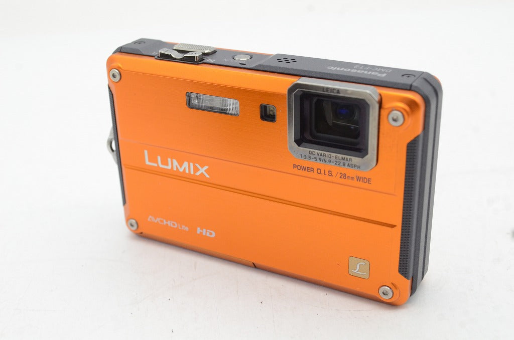 良品 Panasonic パナソニック LUMIX DMC-FT2 コンパクトデジタルカメラ サンライズオレンジ 250713c