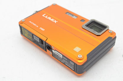良品 Panasonic パナソニック LUMIX DMC-FT2 コンパクトデジタルカメラ サンライズオレンジ 250713c