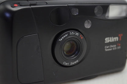 KYOCERA 京セラ Slim T (Carl Zeiss Tessar 35mm F3.5) 35mmコンパクトフィルムカメラ 251031v