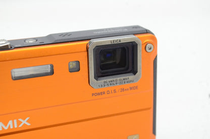 良品 Panasonic パナソニック LUMIX DMC-FT2 コンパクトデジタルカメラ サンライズオレンジ 250713c