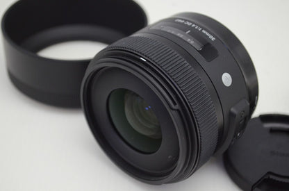SIGMA シグマ Art 30mm F1.4 DC HSM Canon キヤノン EFマウント APS-C 単焦点レンズ フード付 251031o