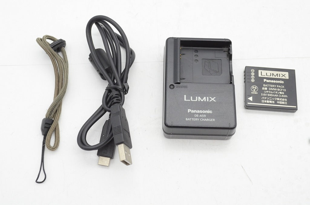 良品 Panasonic パナソニック LUMIX DMC-FT2 コンパクトデジタルカメラ サンライズオレンジ 250713c