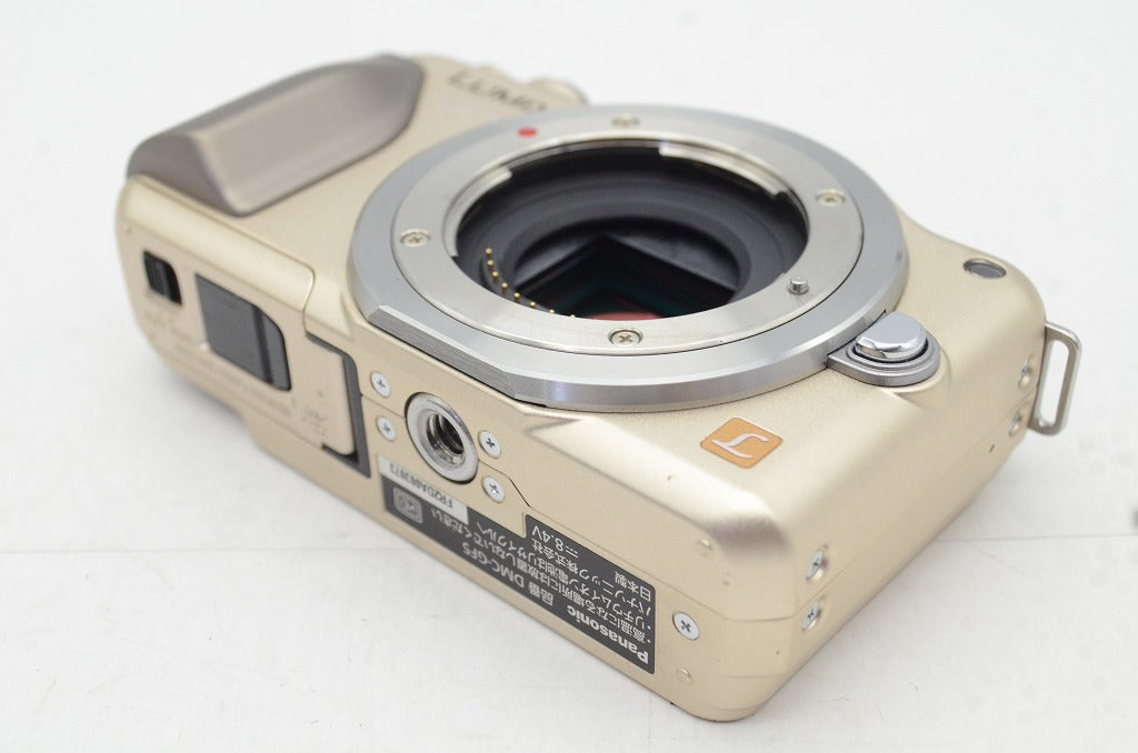 良品 Panasonic パナソニック LUMIX DMC-GF5 ボディ ミラーレス一眼カメラ ゴールド 元箱付 250711c