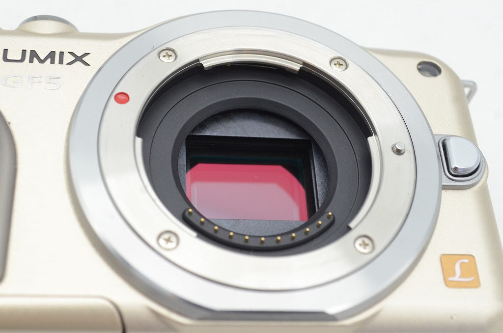 良品 Panasonic パナソニック LUMIX DMC-GF5 ボディ ミラーレス一眼カメラ ゴールド 元箱付 250711c