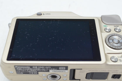良品 Panasonic パナソニック LUMIX DMC-GF5 ボディ ミラーレス一眼カメラ ゴールド 元箱付 250711c