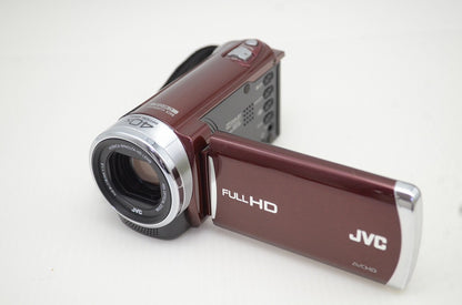 良品 JVC ケンウッド Everio GZ-E117 デジタルビデオカメラ レッド 元箱付 251030m