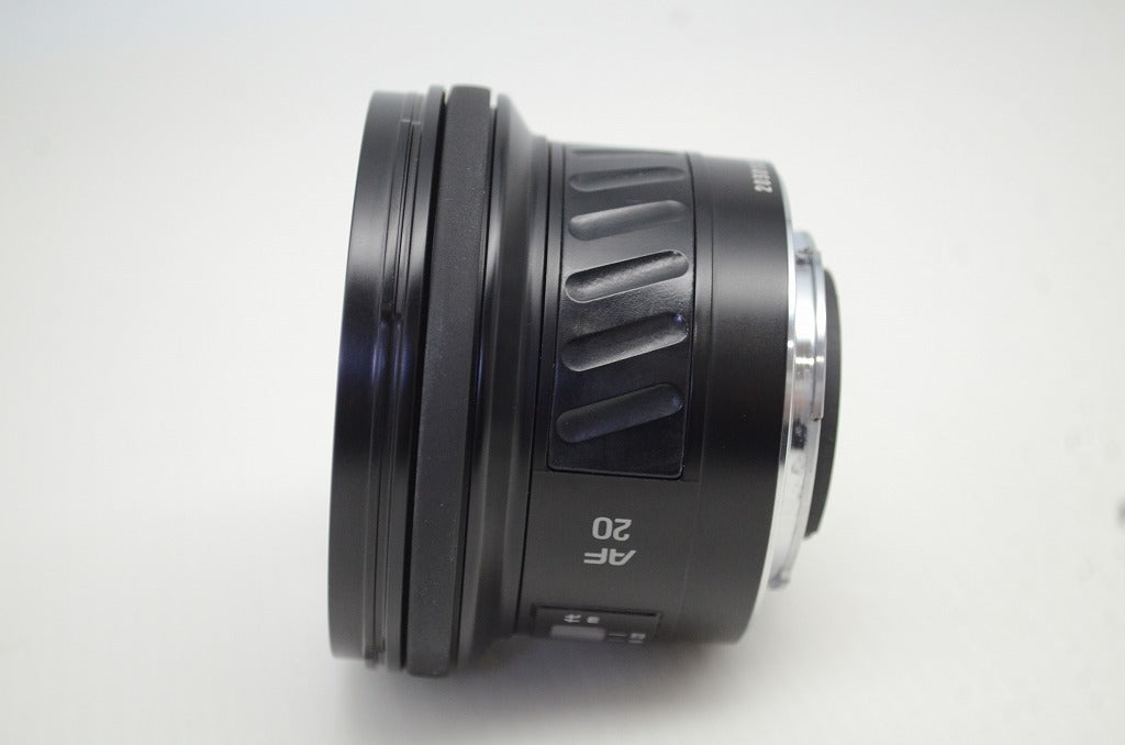 良品 MINOLTA ミノルタ AF 20mm F2.8 NEW SONY ソニー αマウント 単焦点レンズ フード付 251030r