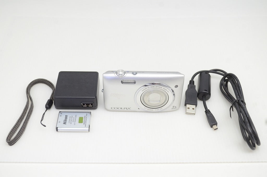 良品 Nikon ニコン COOLPIX S3400 コンパクトデジタルカメラ シルバー 251030v