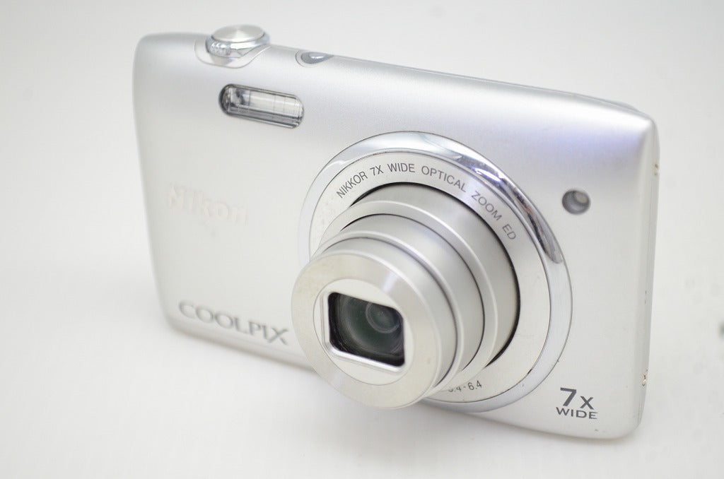 良品 Nikon ニコン COOLPIX S3400 コンパクトデジタルカメラ シルバー 251030v