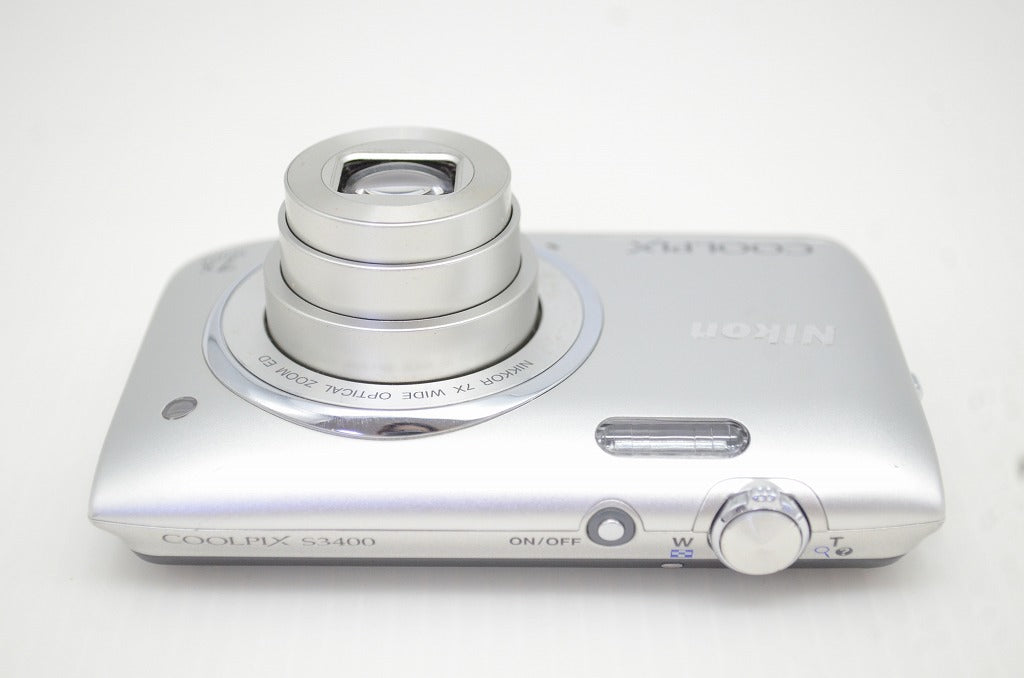 良品 Nikon ニコン COOLPIX S3400 コンパクトデジタルカメラ シルバー 251030v