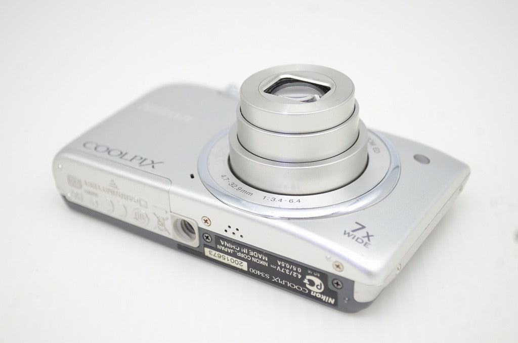 良品 Nikon ニコン COOLPIX S3400 コンパクトデジタルカメラ シルバー 251030v