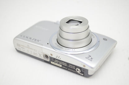 良品 Nikon ニコン COOLPIX S3400 コンパクトデジタルカメラ シルバー 251030v