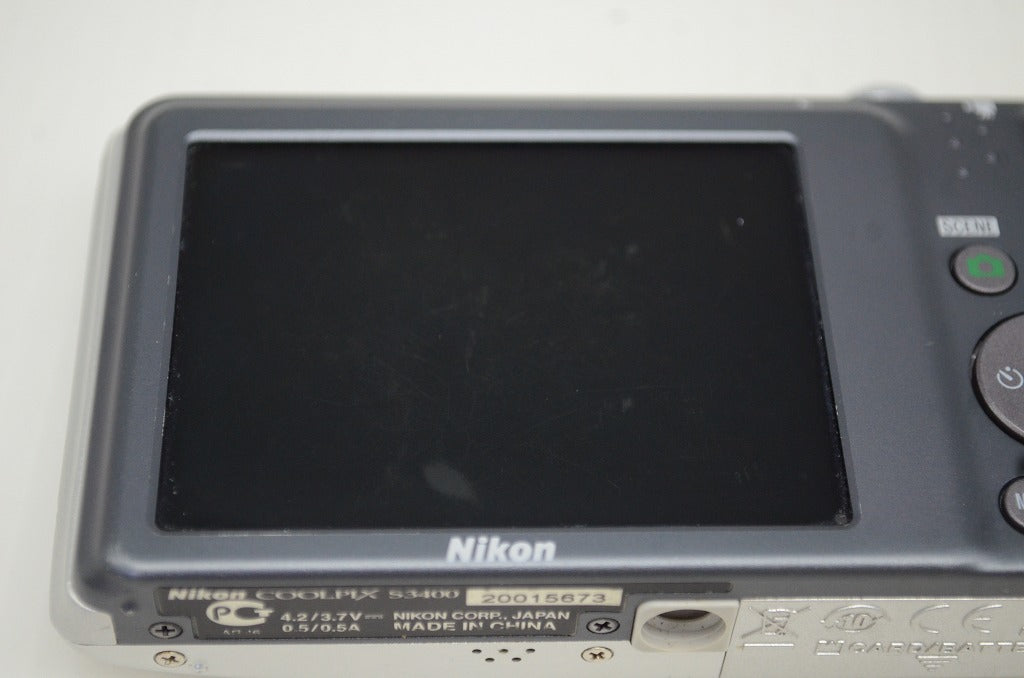 良品 Nikon ニコン COOLPIX S3400 コンパクトデジタルカメラ シルバー 251030v