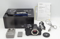 美品 OLYMPUS OM-D E-M10 Mark III ボディ ミラーレス一眼カメラ ブラック 元箱付 241202au