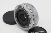 美品 OLYMPUS M.ZUIKO DIGITAL ED 14-42mm F3.5-5.6 EZ マイクロフォーサーズ シルバー 250714ma