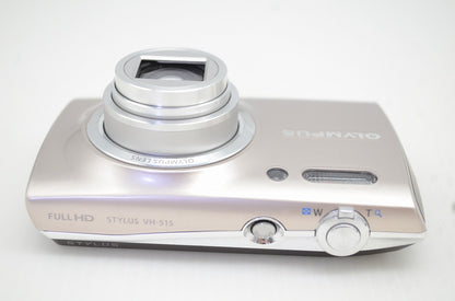 良品 OLYMPUS オリンパス STYLUS VH-515 コンパクトデジタルカメラ シルバー 251020c