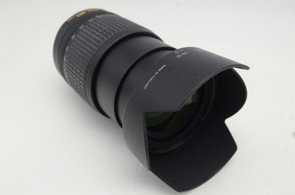 美品 Nikon ニコン AF-S DX NIKKOR 18-105mm F3.5-5.6G ED VR APS-C ズームレンズ フード付 251028h