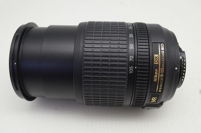 美品 Nikon ニコン AF-S DX NIKKOR 18-105mm F3.5-5.6G ED VR APS-C ズームレンズ フード付 251028h