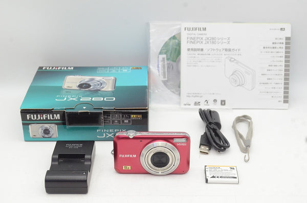富士フイルム - FUJIFILM FINEPIX JX280 レッド② Amazon | FX-JX280R FinePix JX280 レッド | コンパクト 通販