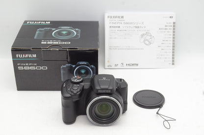 美品 FUJIFILM フジフィルム FinePix S8600 デジタルカメラ ブラック 元箱付 250728ak
