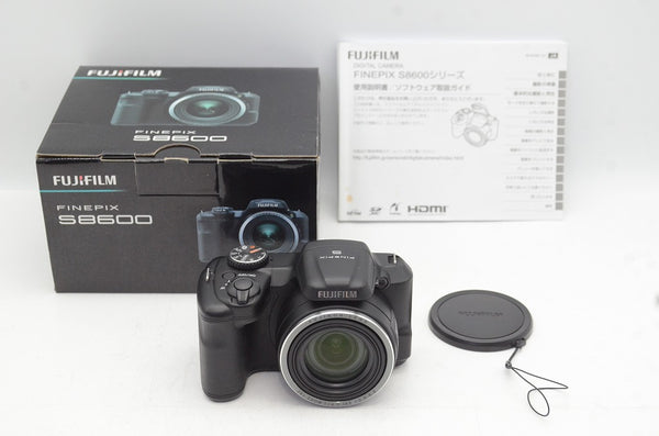 美品 FUJIFILM フジフィルム FinePix S8600 デジタルカメラ ブラック 元箱付 250728ak