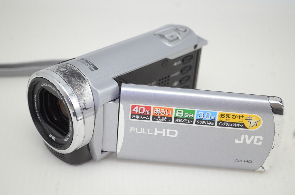 JVC ケンウッド Everio GZ-E220 デジタルビデオカメラ シルバー 251030i