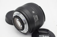 良品 Nikon ニコン AF-S NIKKOR 50mm F1.4G 単焦点レンズ フード付 241207r