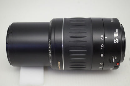 美品 Canon キヤノン EF 55-200mm F4.5-5.6 II USM フルサイズ ズームレンズ 251029ad