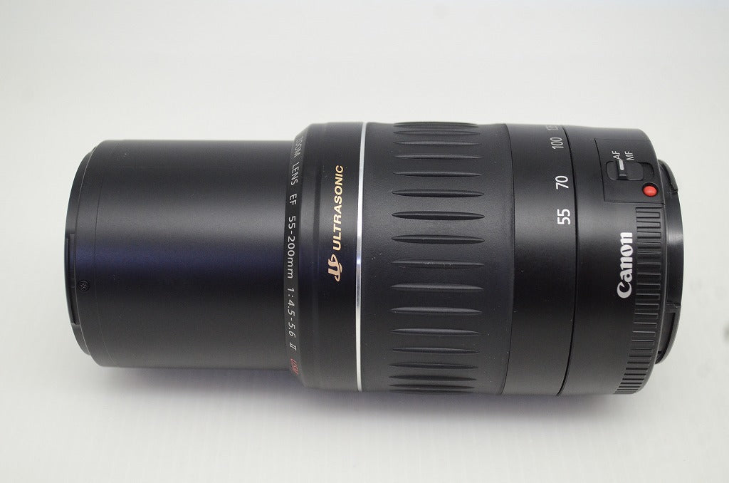 美品 Canon キヤノン EF 55-200mm F4.5-5.6 II USM フルサイズ ズームレンズ 251029ad
