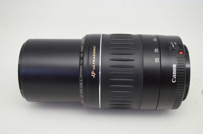 美品 Canon キヤノン EF 55-200mm F4.5-5.6 II USM フルサイズ ズームレンズ 251029ad