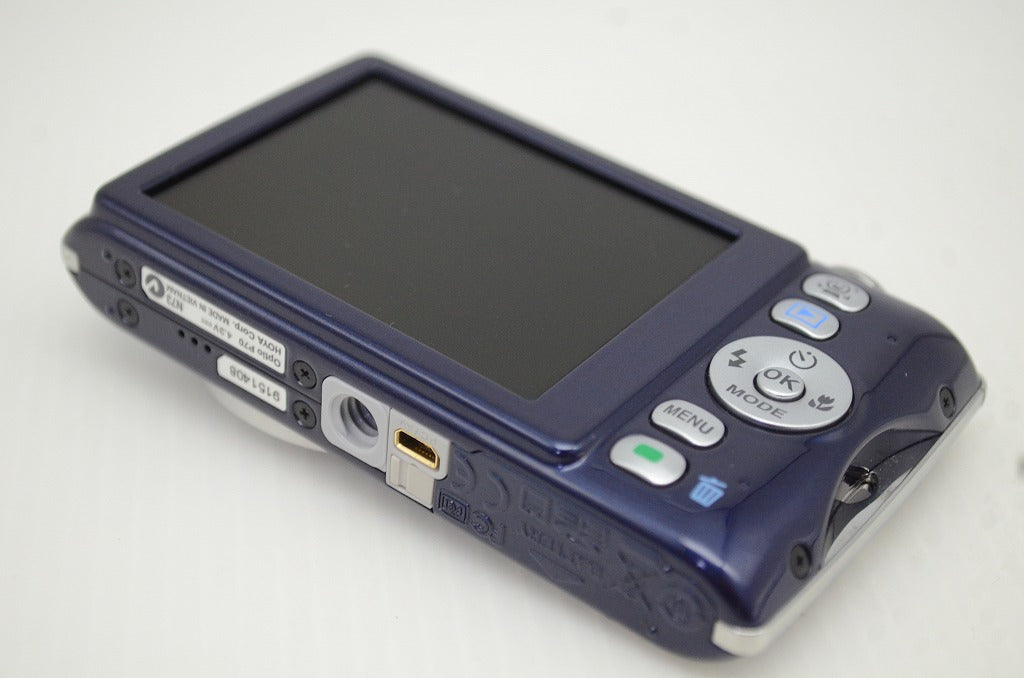 美品 PENTAX ペンタックス Optio P70 コンパクトデジタルカメラ ダークブルー 251031am