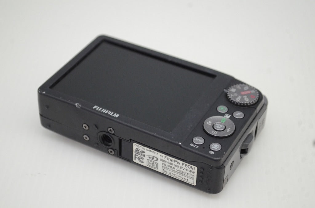 訳あり品 FUJIFILM フジフィルム FinePix F60fd コンパクトデジタルカメラ ブラック 251030u