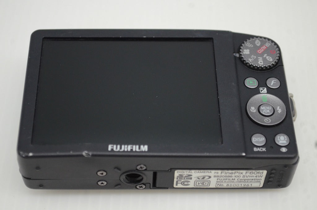 訳あり品 FUJIFILM フジフィルム FinePix F60fd コンパクトデジタルカメラ ブラック 251030u
