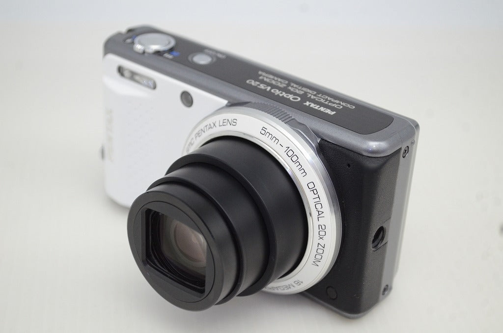 美品 PENTAX ペンタックス Optio VS20 コンパクトデジタルカメラ ブリリアントホワイト 251023l