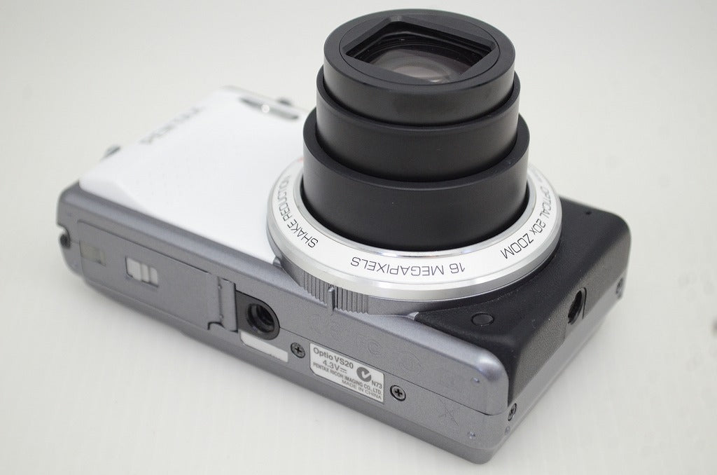 美品 PENTAX ペンタックス Optio VS20 コンパクトデジタルカメラ ブリリアントホワイト 251023l