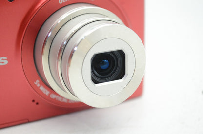 良品 OLYMPUS オリンパス STYLUS VG-180 コンパクトデジタルカメラ レッド 元箱付 250804e